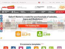 Tablet Screenshot of galior-market.com